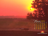 Sunset Calendars Wallpaper